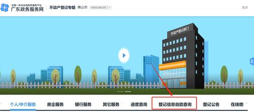 佛山市不動產登記信息查詢方式及信息技術咨詢服務指南
